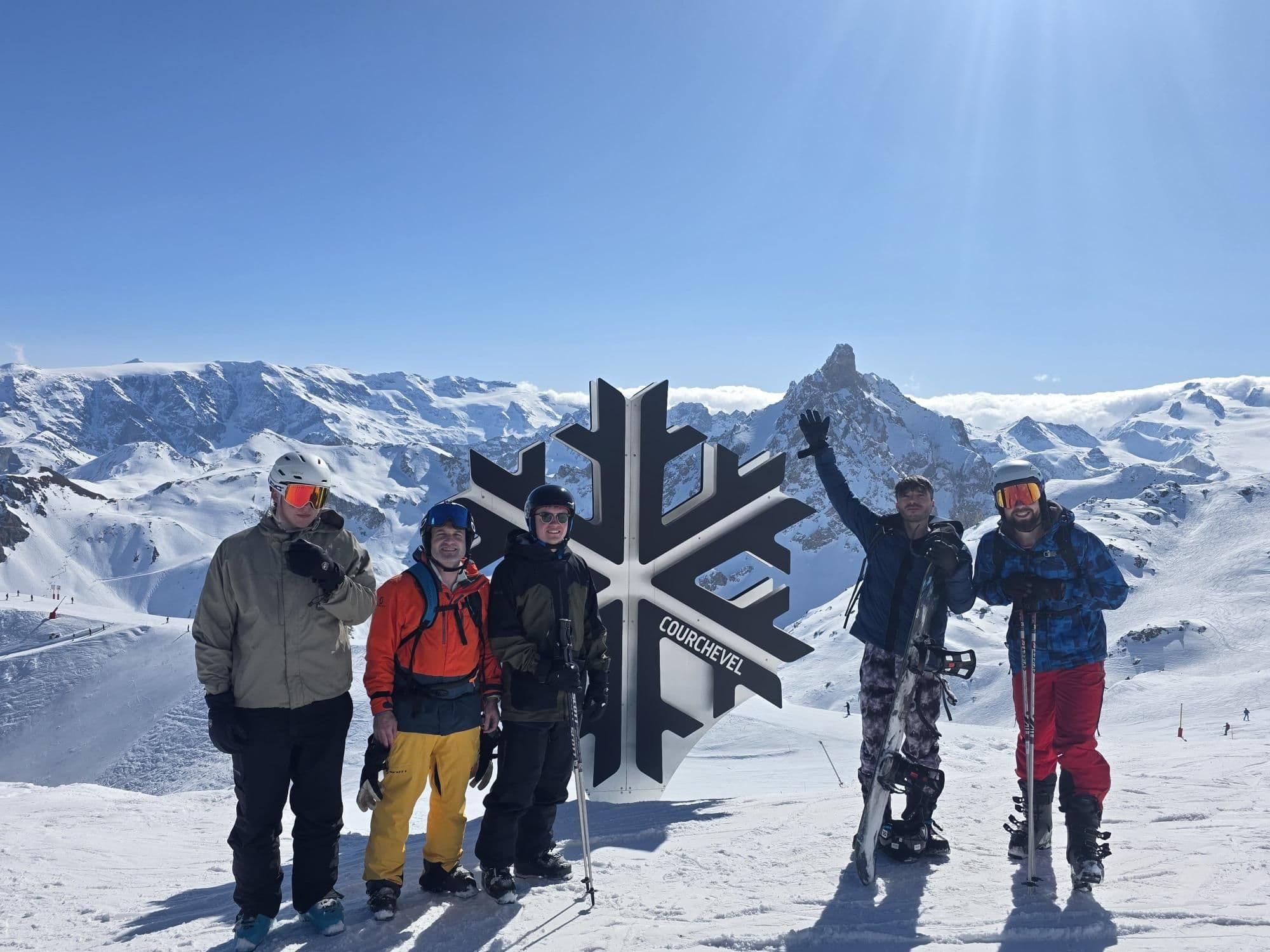 Morning Alpine Ski