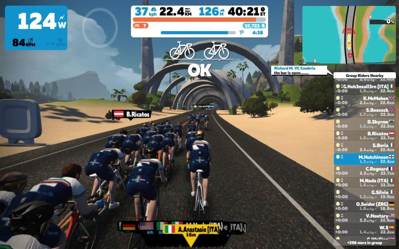 Team Italy Social SUB2 Ride (D)