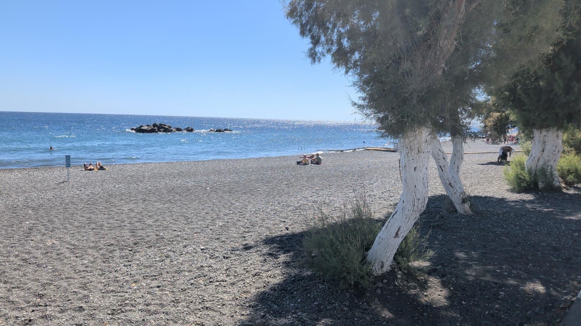 Kamari Beach 🏖️☀️